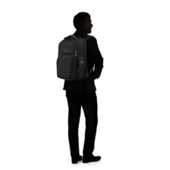 Samsonite Pro-DLX 6 Laptop Backpack 17.3" 3V Expandable Black -Tas Promotie Winkel prod col 147138 1041 with silhouette