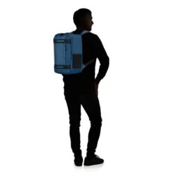 American Tourister Urban Track Cabin Backpack Combat Navy -Tas Promotie Winkel prod col 147626 6636 with silhouette