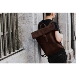 Laauw RAW Tribunal Rugzak Dark Brown -Tas Promotie Winkel raw tribunal dark brown 4