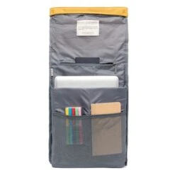 Lefrik Eco Roll Backpack 15" Reflective New Mustard -Tas Promotie Winkel roll reflective new mustard interna