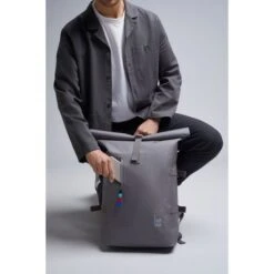 GOT BAG RollTop Backpack 15" Stone -Tas Promotie Winkel rolltop stone mood 02