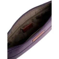 Hexagona Pop Clutch Violet -Tas Promotie Winkel sac porte travers hexagona ref 50526 violet 26 18 1