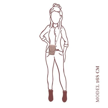 MOSZ Telefoontasje Suède Snake Cognac Brushed Silver 5 MOSZ Telefoontasje Suède Snake Cognac Brushed Silver - Afbeelding 5