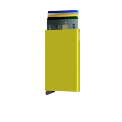 Secrid Cardprotector Kaarthouder Lime 6 Secrid Cardprotector Kaarthouder Lime -Tas Promotie Winkel secrid c lime front cards