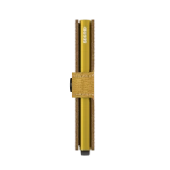 Secrid Mini Wallet Portemonnee Crisple Ochre -Tas Promotie Winkel secrid miniwallet crisple ochre side