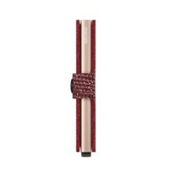 Secrid Mini Wallet Portemonnee Sparkle Red -Tas Promotie Winkel secrid miniwallet sparkle red side