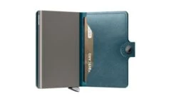 Secrid Premium Mini Wallet Portemonnee Dusk Teal -Tas Promotie Winkel secrid premium miniwallet dusk teal semi open