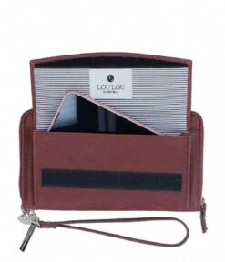 LouLou Essentiels SLB Robuste RFID Wallet Cacao -Tas Promotie Winkel slb147lg 029 029 3 600 1