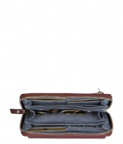 LouLou Essentiels SLB Robuste RFID Wallet Cacao -Tas Promotie Winkel slb147lg 029 029 4 600 1