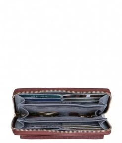 LouLou Essentiels SLB Classic Croc RFID Wallet Cacao 7 LouLou Essentiels SLB Classic Croc RFID Wallet Cacao -Tas Promotie Winkel slb149lg 029 029 4 600