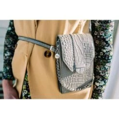 MOSZ Telefoontasje Croco Taupe Brushed Silver 8 MOSZ Telefoontasje Croco Taupe Brushed Silver -Tas Promotie Winkel sring summer lage reso 241