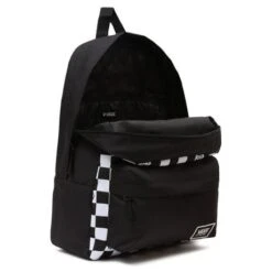 Vans Realm Rugzak Glitter Peace Check -Tas Promotie Winkel vans glitter check realm vrouw rugzak 2
