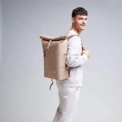 GOT BAG RollTop Backpack 15" Sand -Tas Promotie Winkel warmsand 2