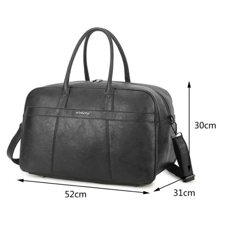 Wimona Amsterdam Weekendtas Zwart 3 Wimona Amsterdam Weekendtas Zwart - Afbeelding 3