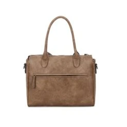 Wimona Bambina Schoudertas Taupe -Tas Promotie Winkel wimona bambina taupe 6