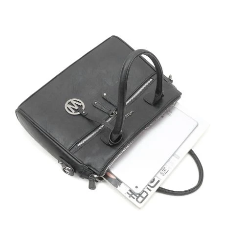 Wimona Bambina Schoudertas Zwart 6 Wimona Bambina Schoudertas Zwart - Afbeelding 6