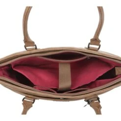 Wimona Carmina Schoudertas 13.3" Taupe -Tas Promotie Winkel wimona carmina taupe 4