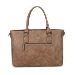 Wimona Carmina Schoudertas 13.3" Taupe -Tas Promotie Winkel wimona carmina taupe 5