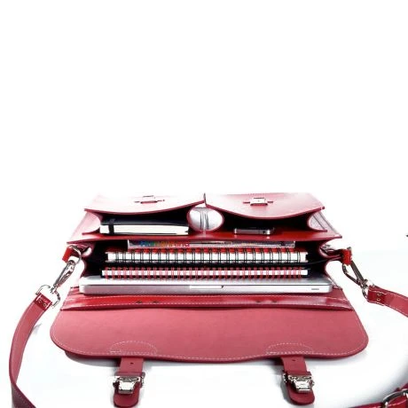 OldSchool Bags Schooltas Extra Large Zwart-Wit 3 OldSchool Bags Schooltas Extra Large Zwart-Wit - Afbeelding 3