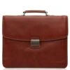 Castelijn & Beerens Verona 3-Vaks Laptoptas 15.6'' Licht Bruin